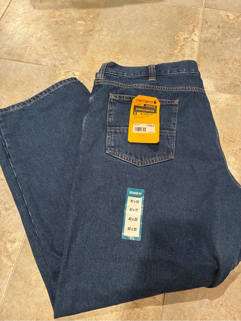 NWT Carhartt Relaxed Fit 5 Pocket Jean